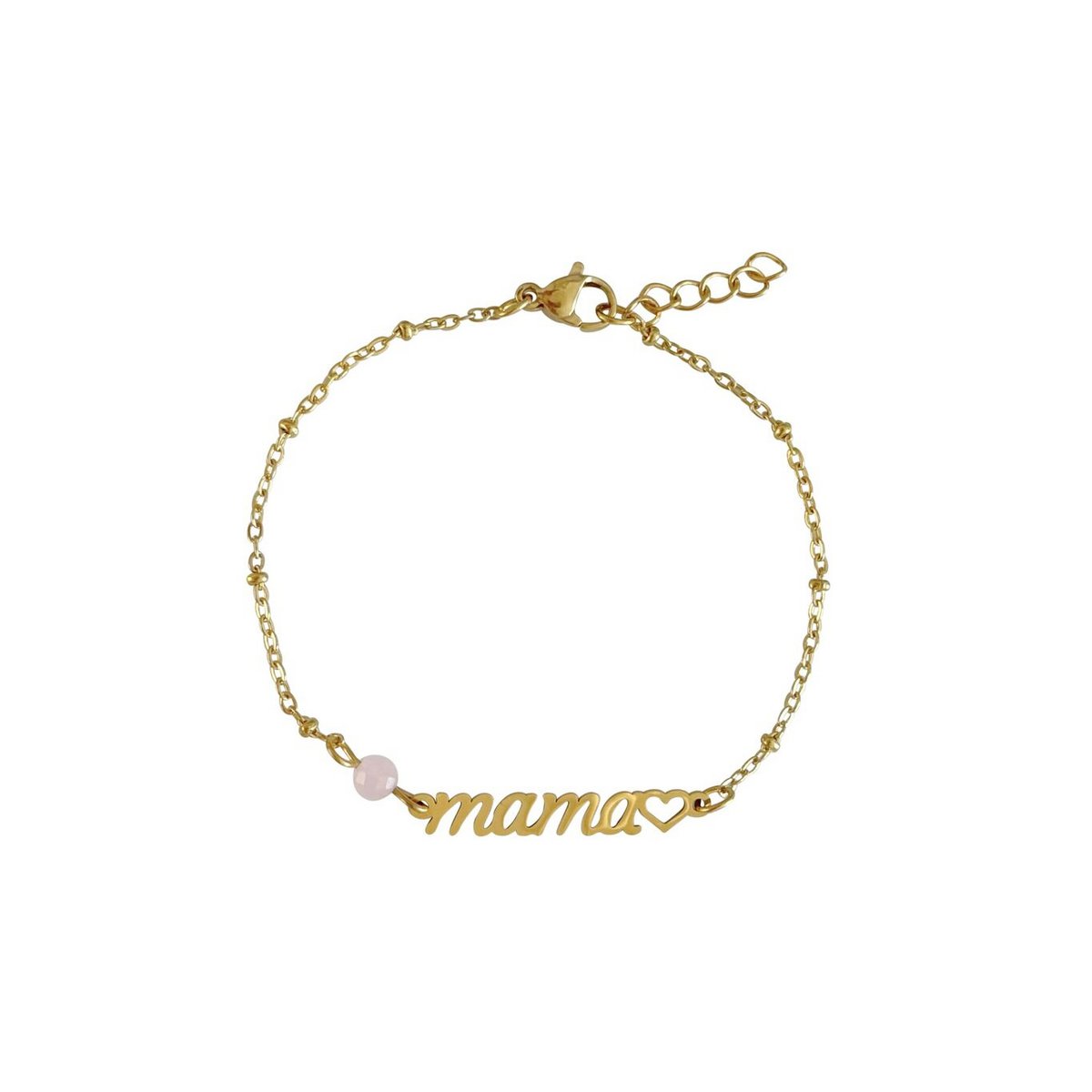 Mama & Rozenkwarts armband Goud – een liefdevol en betekenisvol cadeau