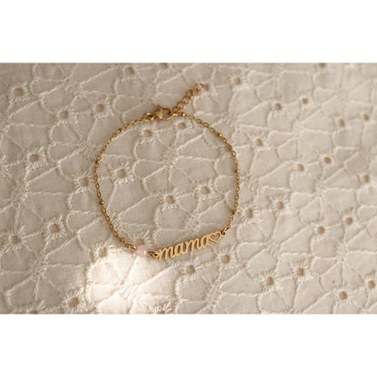 Mama & Rozenkwarts armband Goud – een liefdevol en betekenisvol cadeau