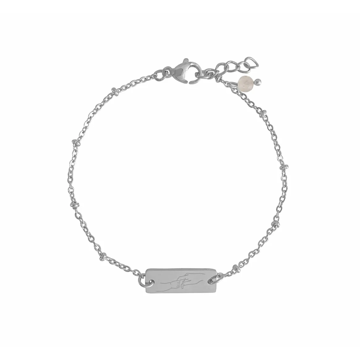 Mama & Kind Armband Zilver met Rozenkwarts – een liefdevol en betekenisvol cadeau