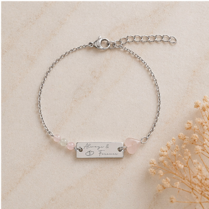 Always & Forever Armband Zilver – een liefdevol symbool van verbondenheid
