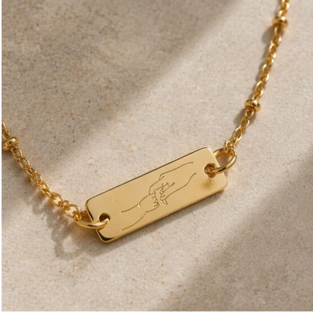 Mama & Kind Armband Goud met Rozenkwarts – een liefdevol en betekenisvol cadeau