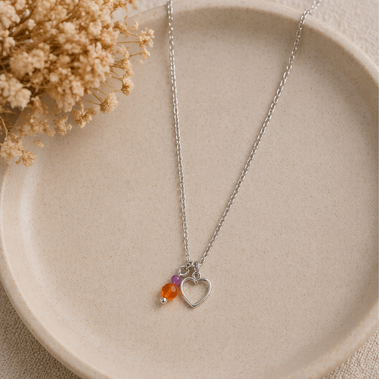 Liefdevol & Moedig Kettinkje Zilver – een betekenisvol symbool van kracht en zachtheid