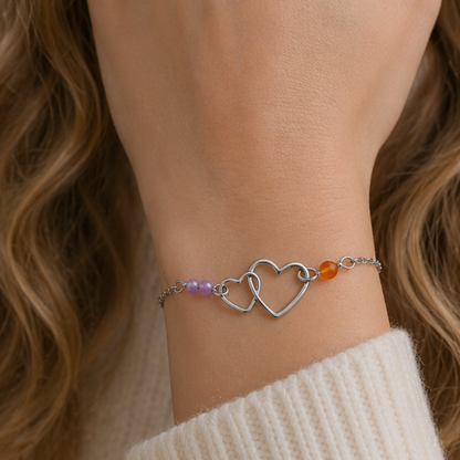 Liefdevol & Moedig Armbandje Zilver – een betekenisvol symbool van kracht en zachtheid