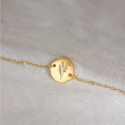Gouden geboortebloem armband – een betekenisvol cadeau per maand
