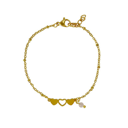 Hartjes & Rozenkwarts Armband Goud – een liefdevol en betekenisvol sieraad
