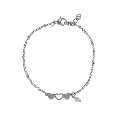 Hartjes & Rozenkwarts Armband Zilver – een liefdevol en betekenisvol sieraad